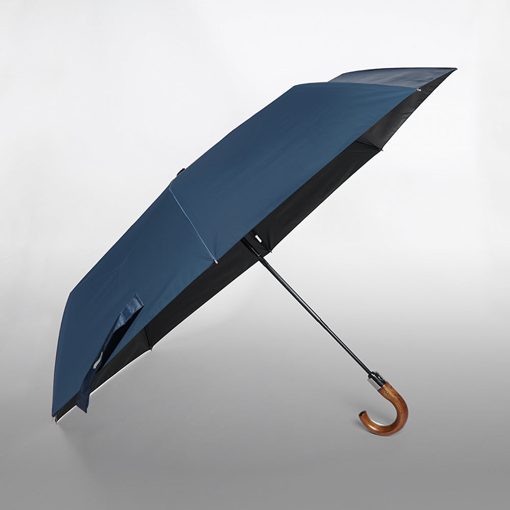 48-inch Fully Automatic Folding Umbrella with Hook Handle