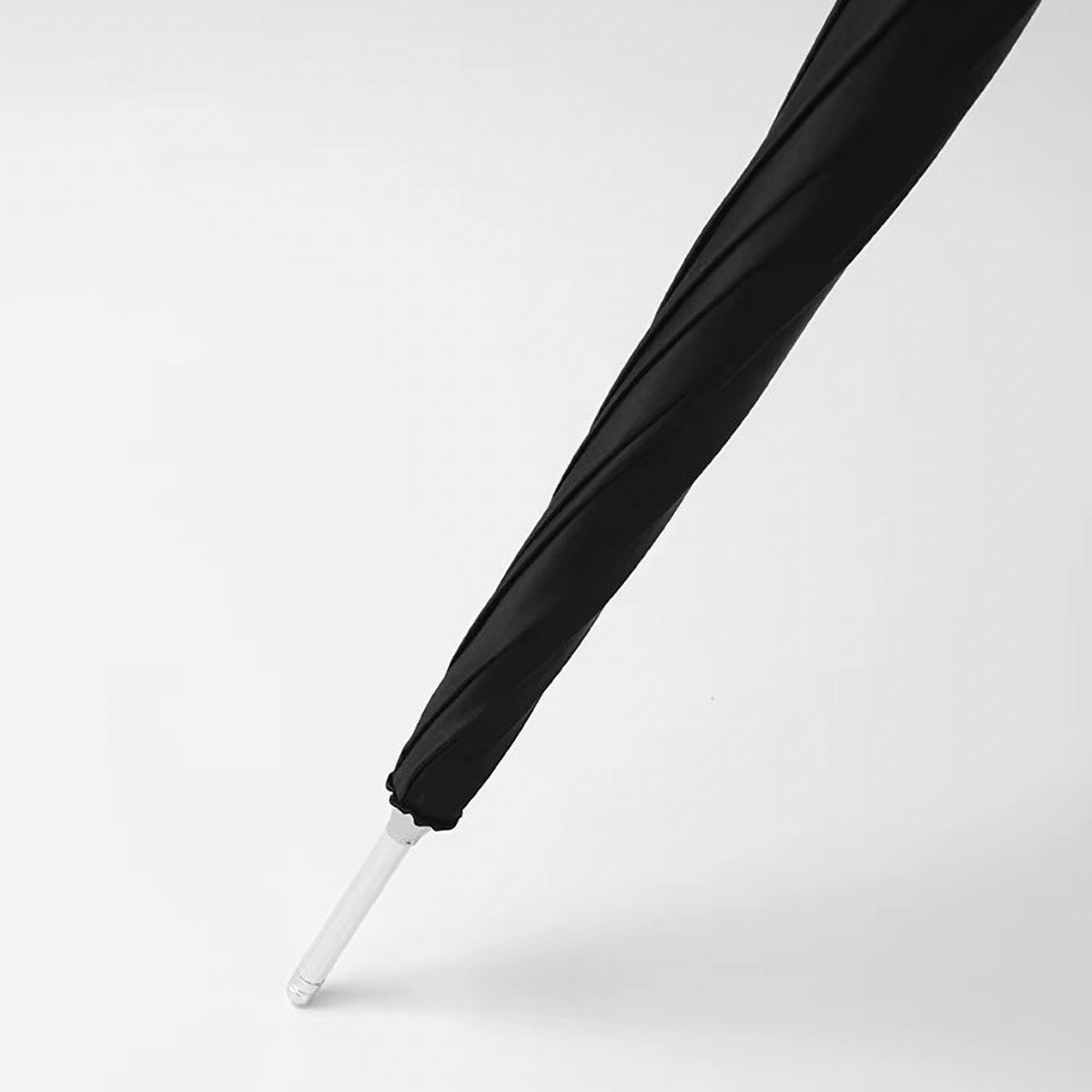 8 ball umbrella closed black 38 inch length compact billiard design