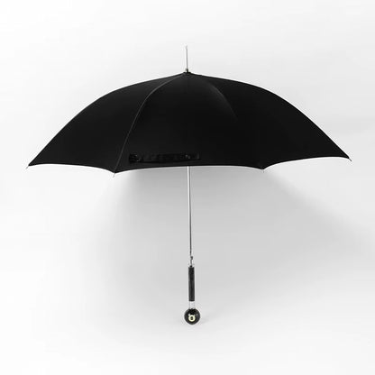 8 ball umbrella open top view 45 inch diameter black canopy pool gift