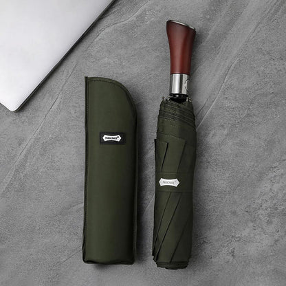 Premium Big Folding Umbrella in Green