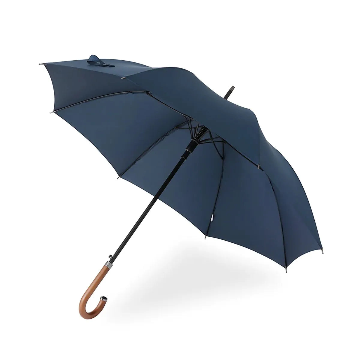 Premium quality stick umbrella with wooden handle