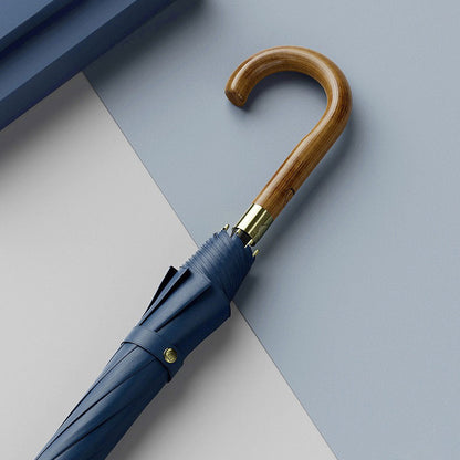 Durable fiberglass umbrella: Elegant Classic in navy blue