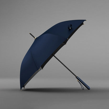 Durable navy blue windproof umbrella for commuters