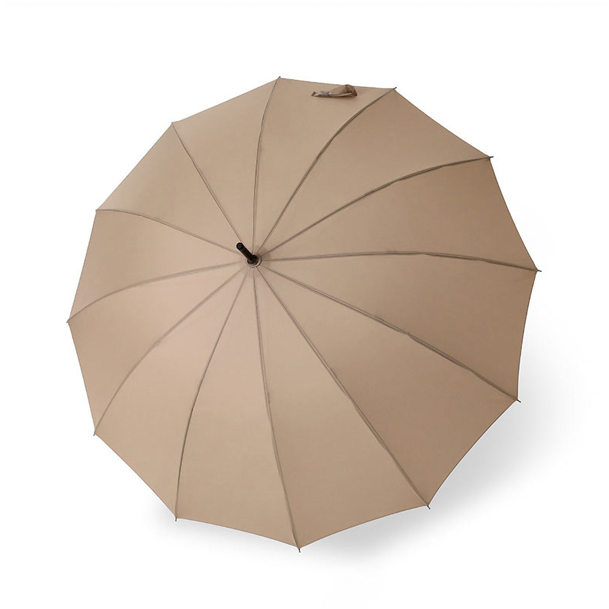 Windproof gentleman's umbrella with wooden handle