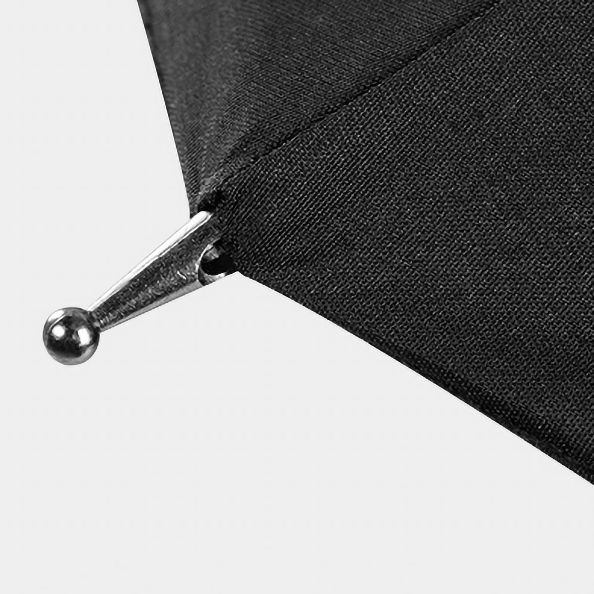 High-density pongee fabric detail of luxury walking cane umbrella