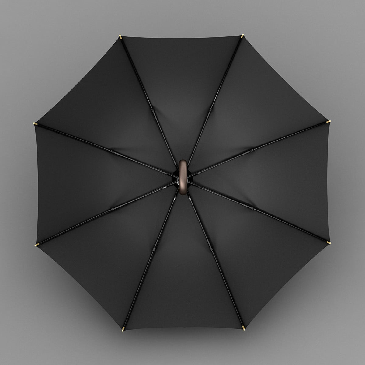 Classy leather handle umbrella, built to last