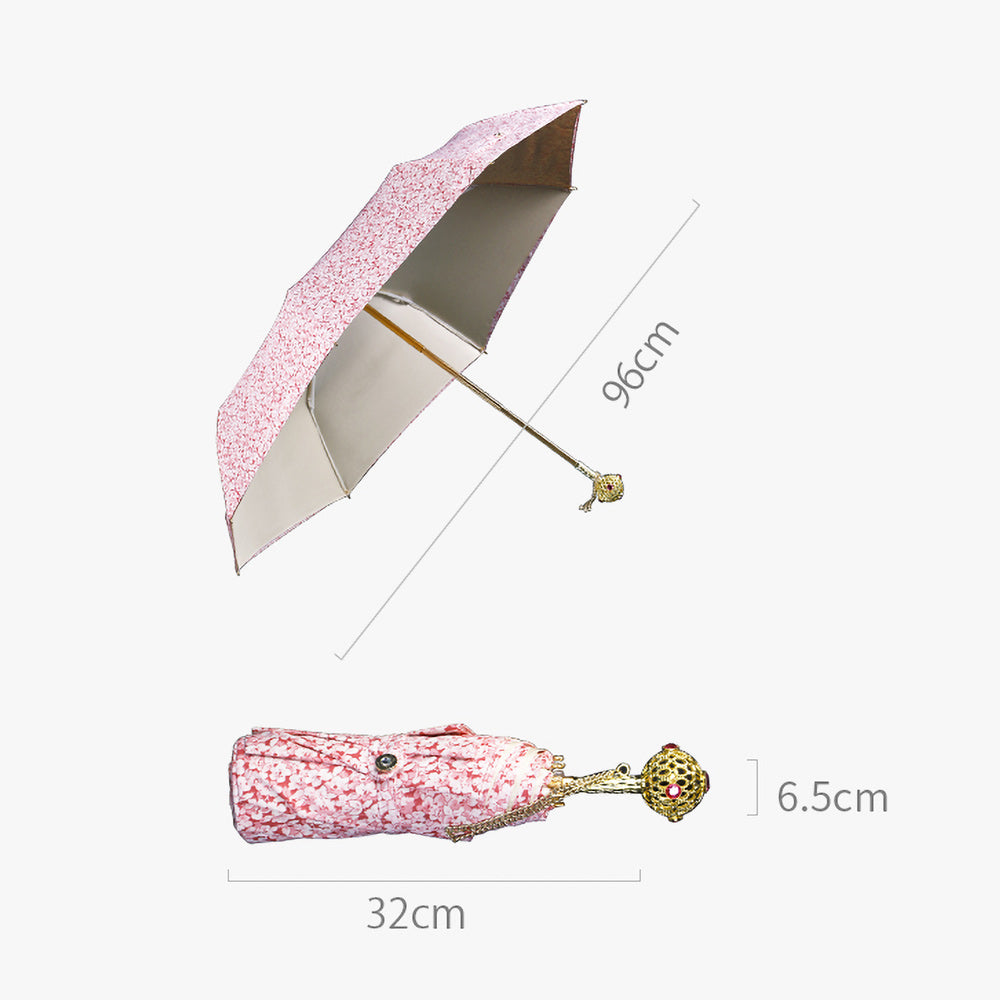 Fashionable Pink Floral Umbrella - Perfect Gift for Stylish Women