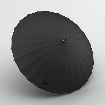 24-Rib Windproof Umbrella - Top-Quality Construction for All Conditions 