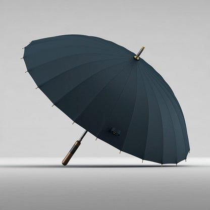 Reliable Windproof Umbrella - 24 Ribs, Long-Lasting Resilience